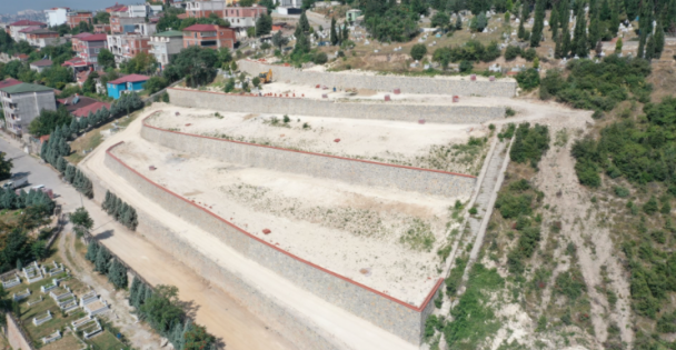 Dilovası Orhangazi Mezarlığı'ndaki Çalışmalarda Sona Doğru