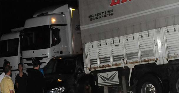 Dilovası rampasında kaza