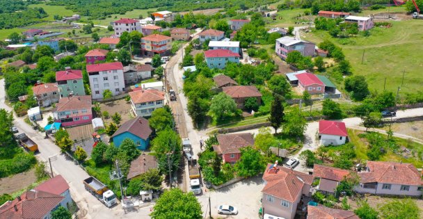 Dilovası Tepecik Köyü'nde Üstyapı Çalışması
