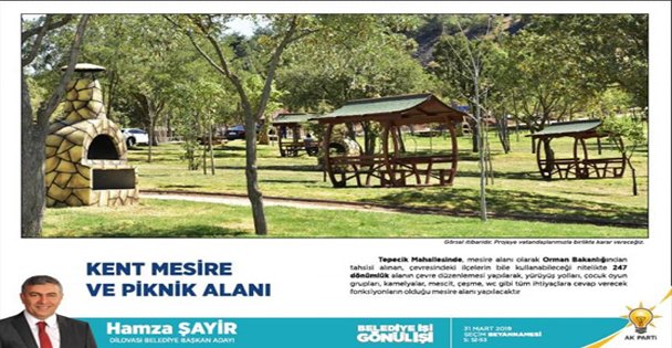 Dilovası Yeni Mesire Alanına Kavuşuyor