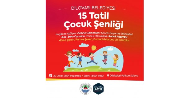 Dilovası'nda 15 Tatil Çocuk Şenliği