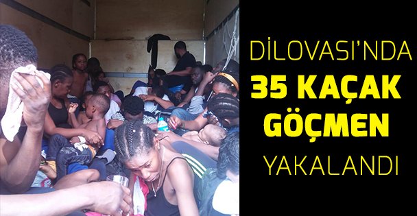 Dilovası'nda 35 düzensiz göçmen yakalandı