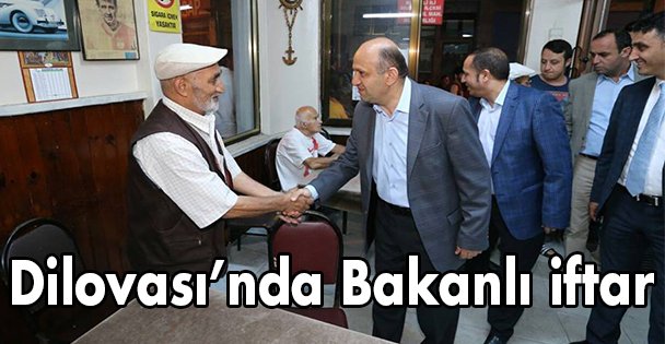Dilovası'nda Bakanlı iftar