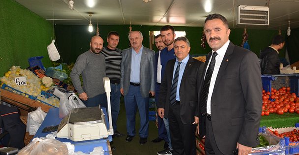 Dilovası'nda Esnafı Dinledi