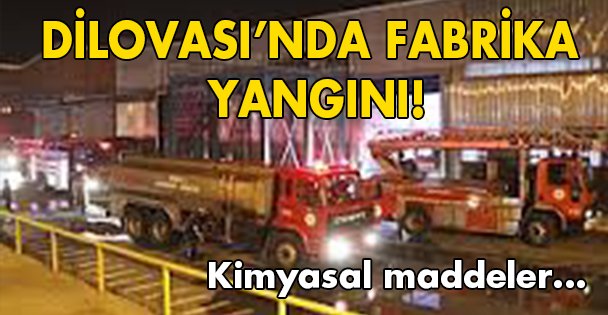 Dilovası'nda fabrika yangını!