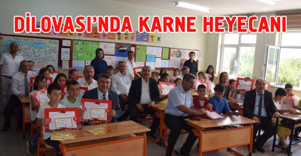 Dilovası'nda Karne Heyecanı