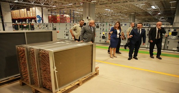 Dilovası'nda klima santrali üretim fabrikası açıldı