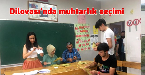 Dilovasında muhtarlık seçimi