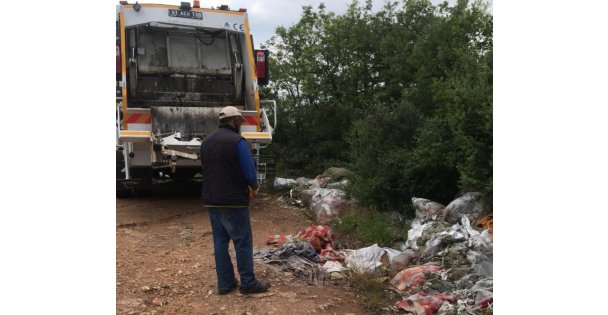 Dilovası'nda ormanlık alanlar temizlendi