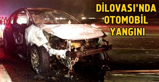 Dilovası'nda otomobil yangını