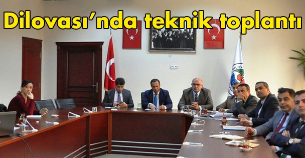 Dilovası'nda teknik toplantı