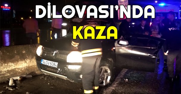 Dilovası'nda trafik kazası: 1 yaralı