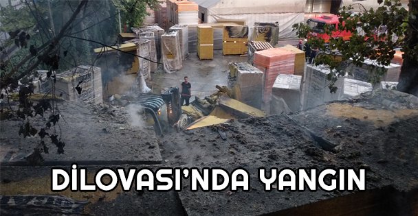 Dilovası'nda yangın