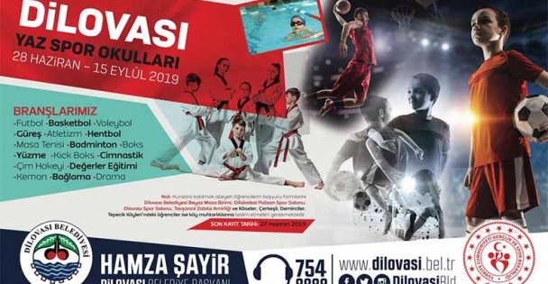 Dilovası'nda yaz spor okulları kayıtları başladı