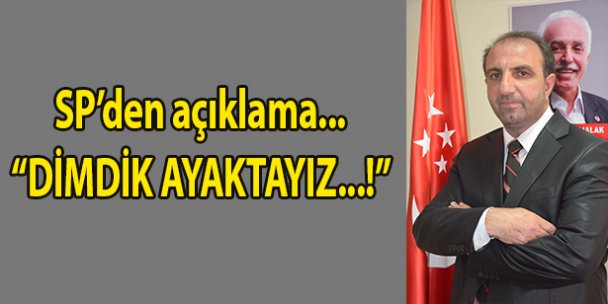 'Dimdik ayaktayız”