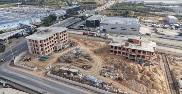 Doğa Madencilik Meslek Lisesi'nde kaba inşaat tamamlandı
