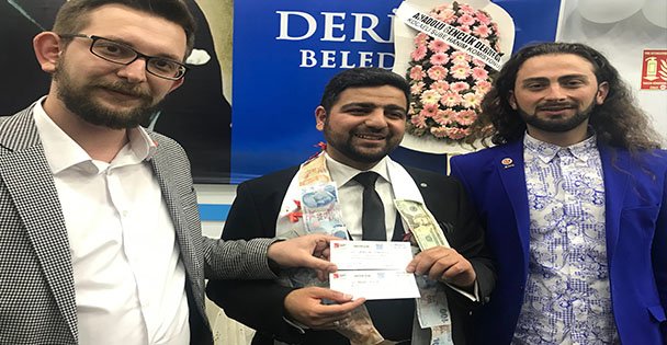 Düğünde çek hediyesi