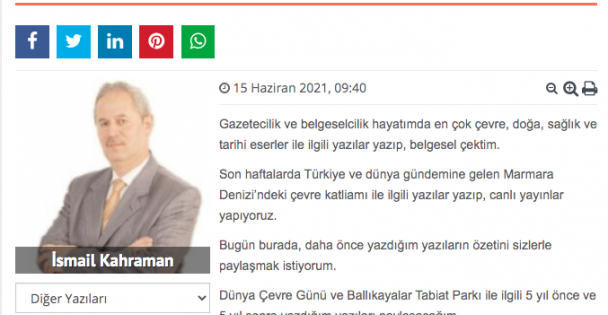 Dünya Çevre Günü ve Ballıkayalar Tabiat Parkı ile ilgili 5 Yıl Önce Ne Yazdık…?