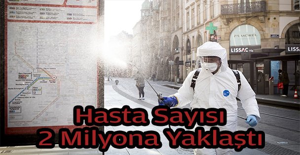 Dünya genelinde Kovid-19 vaka sayısı 1 milyon 900 bini aştı