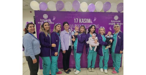 DÜNYA PREMATÜRE GÜNÜ,  BAYINDIR SÖĞÜTÖZÜ HASTANESİ'NDE DÜNYAYA GELEN PREMATÜRE BEBEKLER VE AİLELERİ İLE KUTLANDI