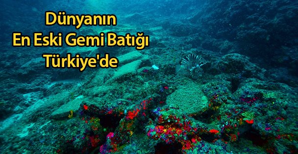 Dünyanın En Eski Gemi Batığı Türkiye'de