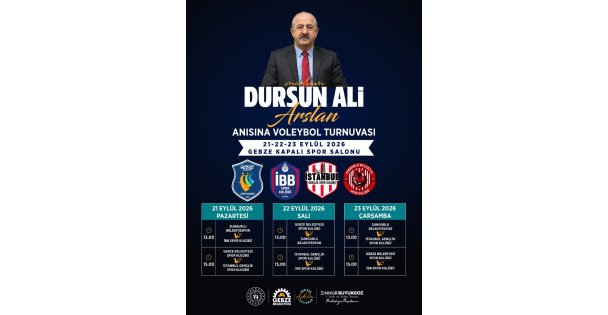 Dursun Ali Arslan Anma Turnuvası Başlıyor
