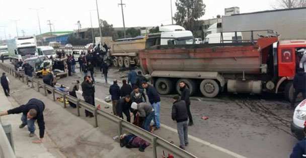 Gebze'de Zincirleme Kaza: 1 ölü