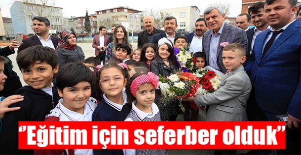 ‘'Eğitim için seferber olduk''