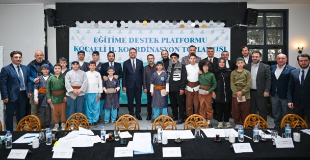 Eğitime Destek Platformu Kocaeli İl Koordinasyon Toplantısı Vali İlhami Aktaşın Başkanlığında Gerçekleştirildi