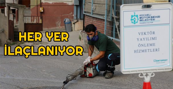 Ekipler kapı kapı dolaşıyor, her yer ilaçlanıyor