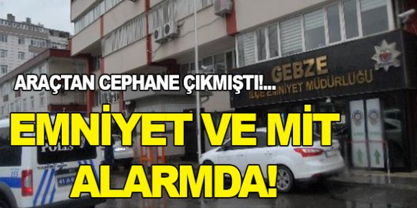 Emniyet ve MİT'den Gebze alarmı!