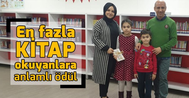 En fazla kitap okuyanlara anlamlı ödül