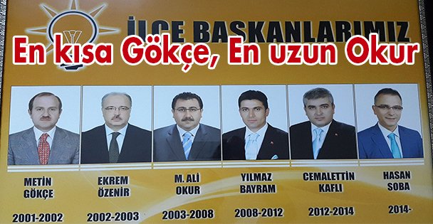 En kısa Gökçe, En uzun Okur
