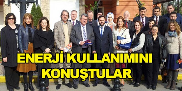 Enerji kullanımını konuştular