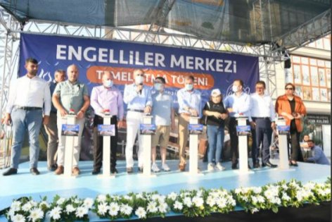 Engelliler merkezinin temeli atıldı