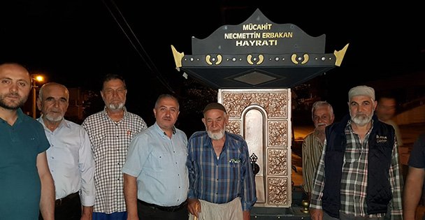Erbakan Hoca adına hayrat çeşmesi