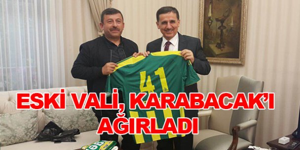 Eski Vali, Karabacak'ı ağırladı