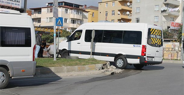 Eskihisar'da korkutan kaza!