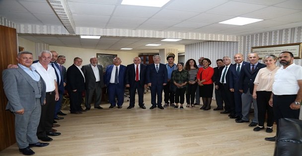 Esnaf odalarından Özak'a ziyaret