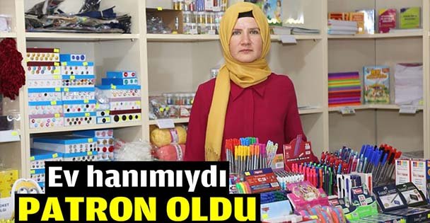 Ev hanımıydı patron oldu
