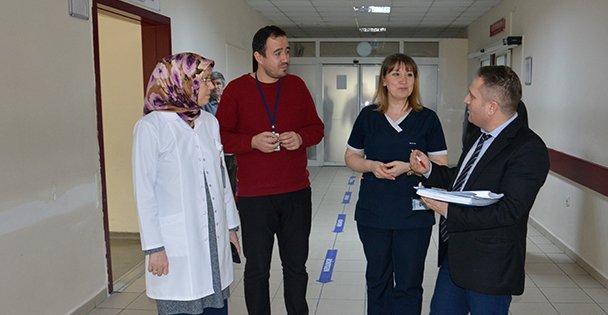 Farabi Devlet Hastanesi'nde denetim