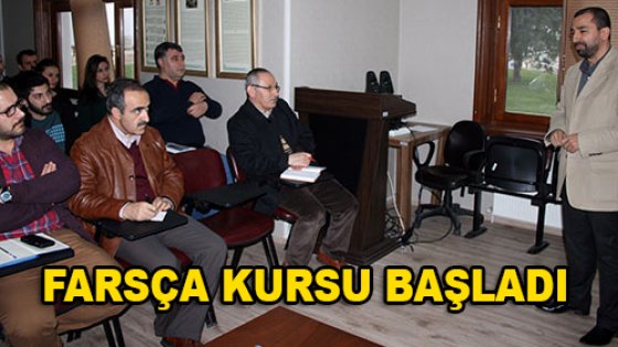 Farsça kursu başladı