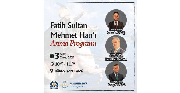 FATİH SULTAN MEHMET HAN ANILACAK