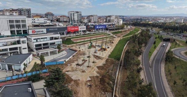Fatih Sultan Mehmet Parkı'nda çalışmalar hızla sürüyor