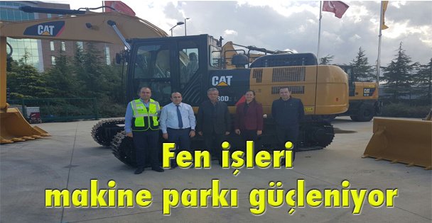 Fen işleri makine parkı güçleniyor