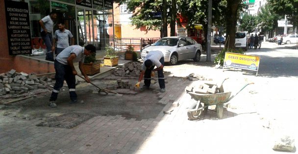 Fen işlerinden hafta sonu yoğun mesai