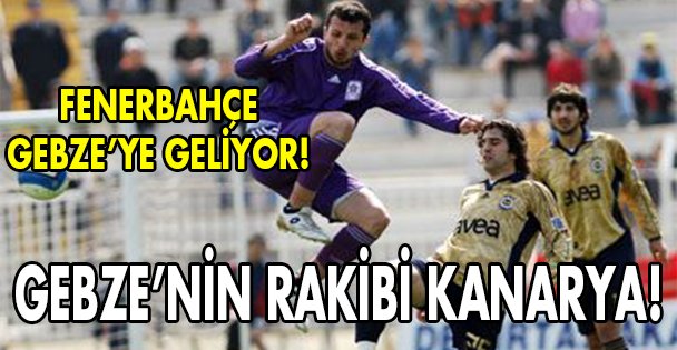 Fenerbahçe Gebze'de maç yapacak!