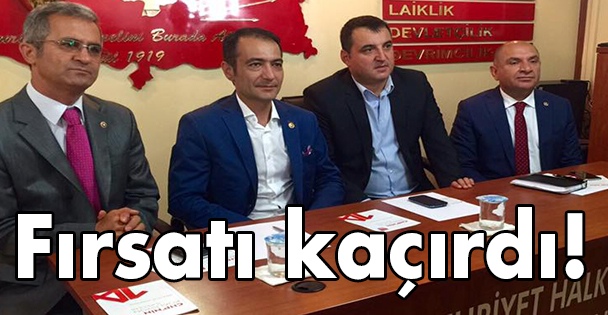 Fırsatı kaçırdı!