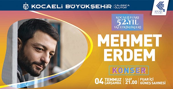 Fuarda Mehmet Erdem Konseri