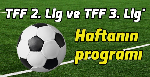 Futbol: Haftanın programı